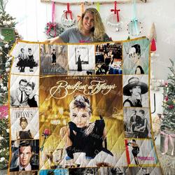 Breakfast At Tiffany S Quilt Blanket 02195 and Home Decor