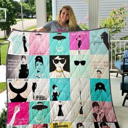 Breakfast At Tiffany’S Quilt Blanket      and Home Decor