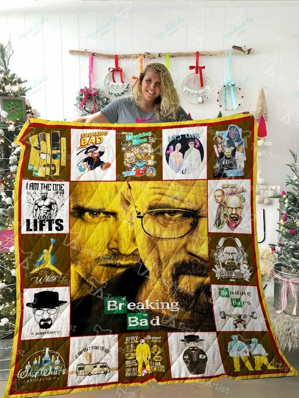 Breaking Bad Quilt Blanket 02292 and Home Decor