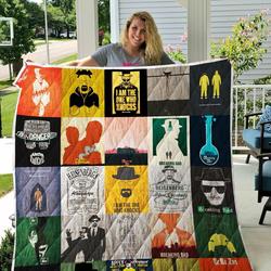 Breaking Bad T Shirt Quilt Blanket and Home Decor