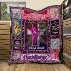 Breast Cancer Stay Strong Quilt Blanket Dhc09121860Dd and Home Decor