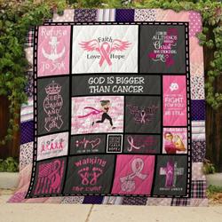 Breast Cancer Warrior - Quilt and Home Decor