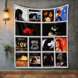 Brian May Album Covers Quilt Blanket and Home Decor