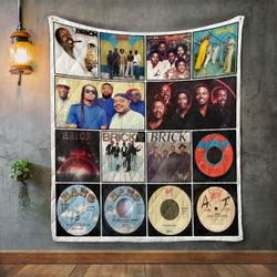 Brick Album Covers Quilt Blanket and Home Decor