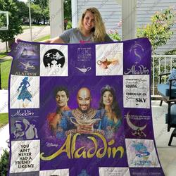 Broadway Aladdin The Musical 2 Quilt Blanket Ver 17 and Home Decor