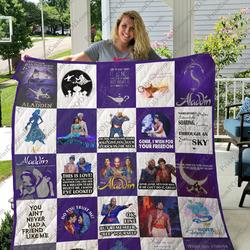 Broadway  Aladdin The Musical Quilt Blanket Ver 25 and Home Decor