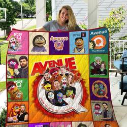 Broadway  Avenue Q Musical Quilt Blanket Ver 17-2 and Home Decor
