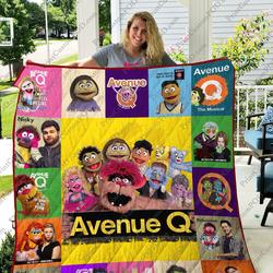 Broadway  Avenue Q Musical Quilt Blanket Ver 17-3 and Home Decor