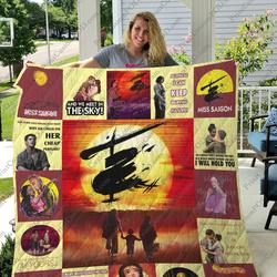Broadway  Miss Saigon Musical Quilt Blanket Ver 17 and Home Decor