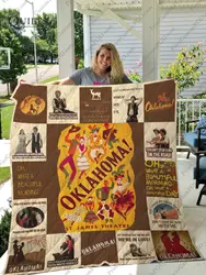 Broadway  Oklahoma Musical Quilt Blanket Ver 17 and Home Decor