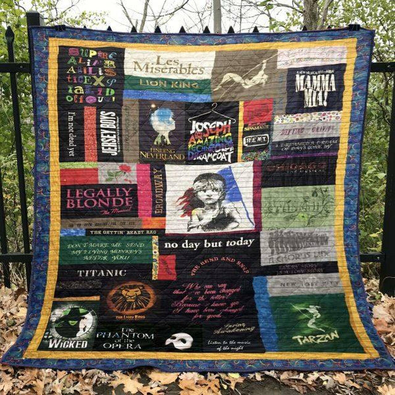 Broadway Quilt Blanket Lv01 Quilt and Home Decor
