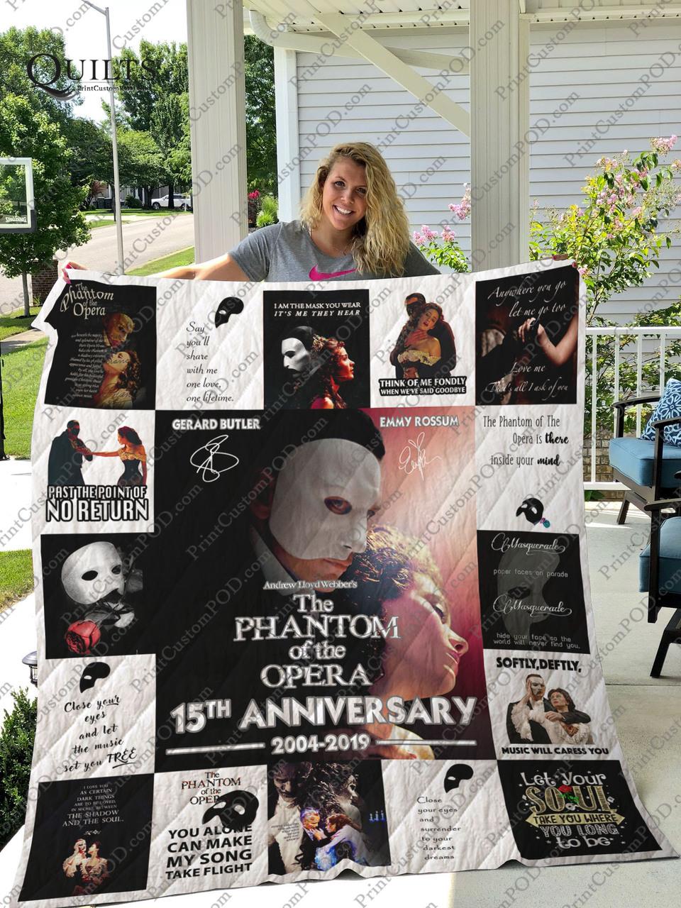 Broadway The Phantom Of The Opera Movie/Musical Quilt Blanket Ver 17 and Home Decor