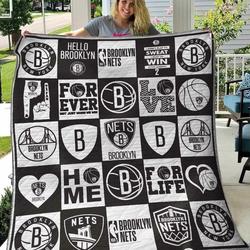 Brooklyn Nets V2 Blanket Th0207 Quilt and Home Decor