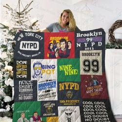 Brooklyn Nine Nine Quilt Blanket 02074 and Home Decor