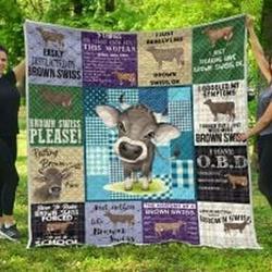 Brown Swiss Quilt Blanket Oxw92 Dhc0301524Dd and Home Decor