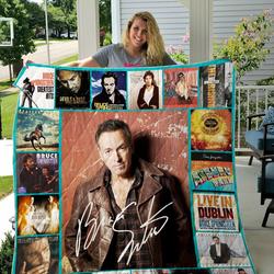 Bruce Springsteen Quilt Blanket 01 and Home Decor