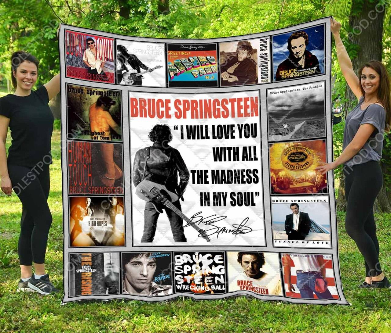 Bruce Springsteen Quilt and Home Decor