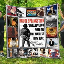 Bruce Springsteen  Quilt and Home Decor