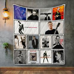 Bryan Adams 2 Album Covers Quilt Blanket and Home Decor