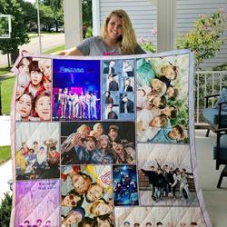 Bts Random 2 Quilt Blanket and Home Decor
