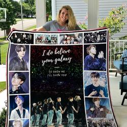 Bts Style 2 Quilt Blanket and Home Decor