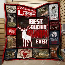 Buckin Grandpa Blanket 3D Full Printing Txh-Qhn0025  Quilt and Home Decor