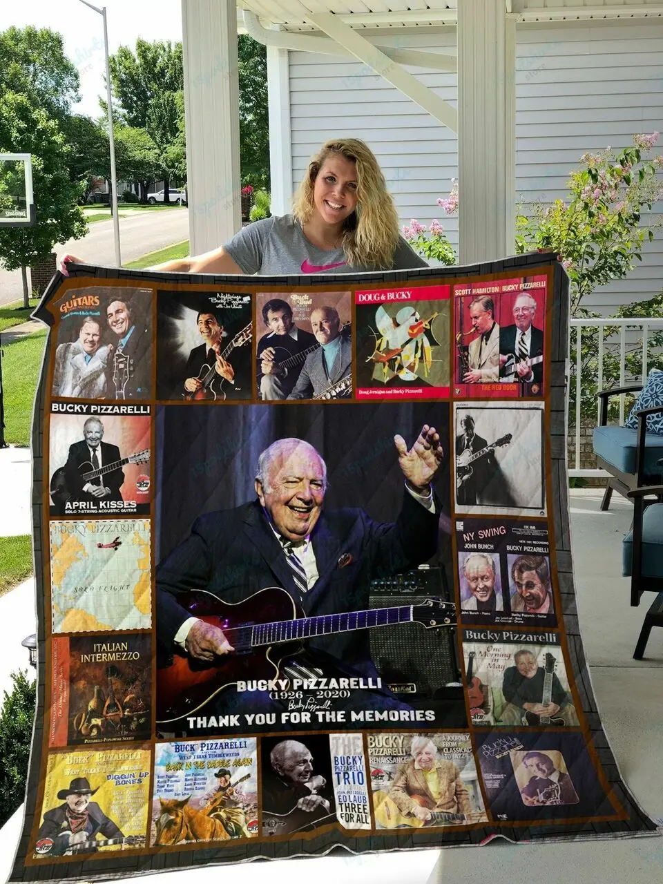 Bucky Pizzarelli Quilt Blanket and Home Decor