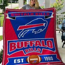 Buffalo Bills Quilt Blanket B060612  Quilt and Home Decor
