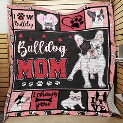 Bull Dog Quilt Blanket ABC07111800 and Home Decor