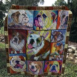 Bulldog 1103 11 Quilt Blanket  Quilt and Home Decor