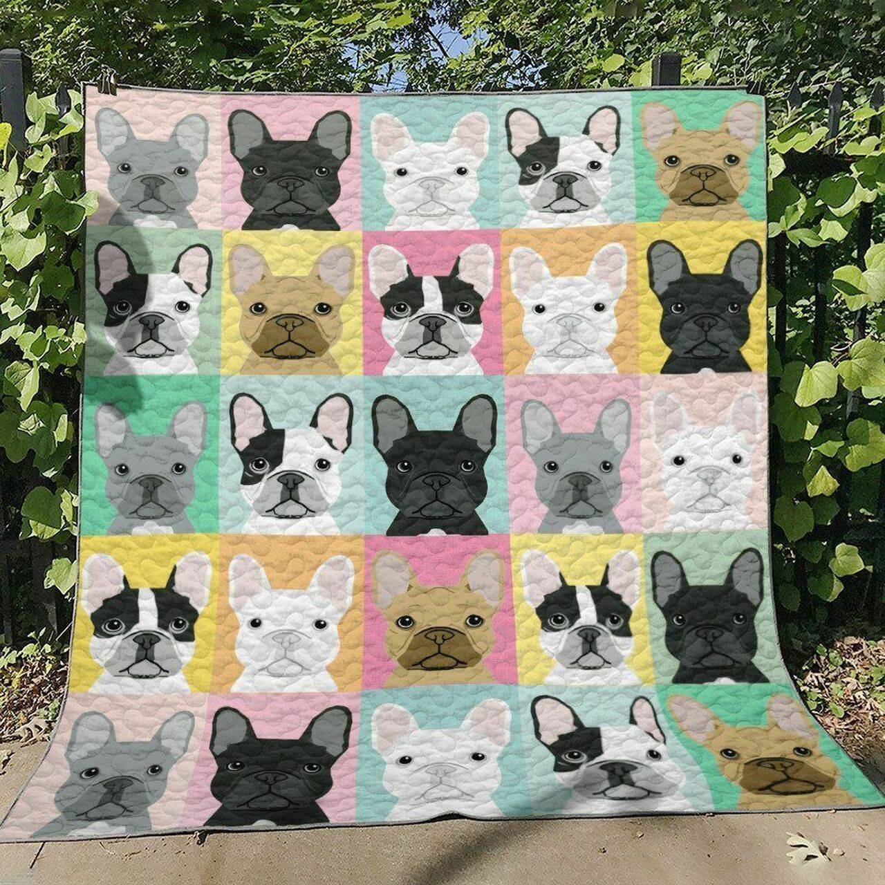 Bulldog D010704 Quilt Blanket and Home Decor