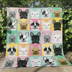 Bulldog D010704 Quilt Blanket and Home Decor