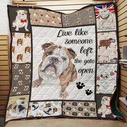 Bulldog Dtc2410116 Quilt Blanket and Home Decor