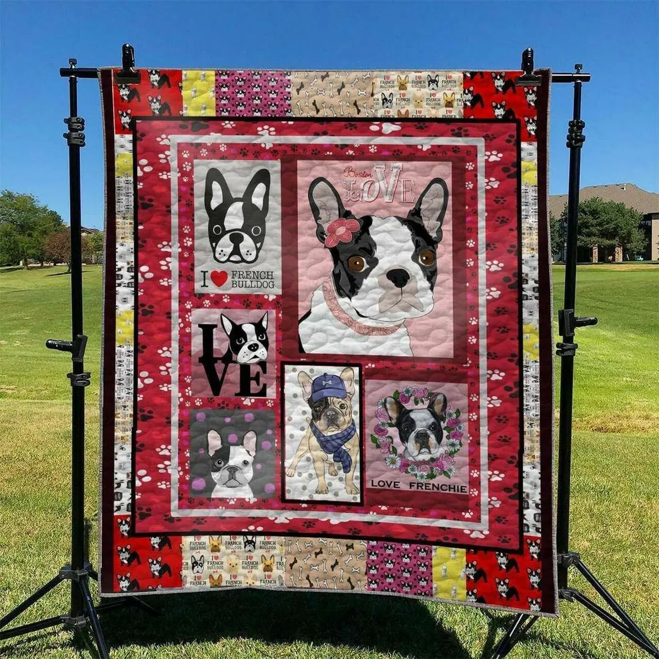 Bulldog Hur Quilt vt and Home Decor