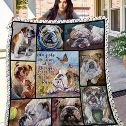 Bulldog Quilt Blanket Dhc1312408Vt and Home Decor