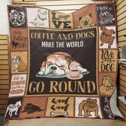 Bulldog Quilt Bt10Mk_0208  Quilt and Home Decor