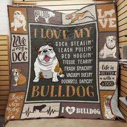 Bulldog Quilt -Bt12_0608  Quilt and Home Decor