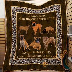 Bullmastiffs 09 Blanket TH10072019 Quilt and Home Decor