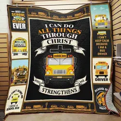 Bus Driver Jfj Quilt Ge and Home Decor