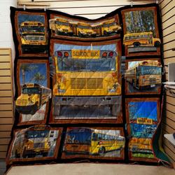 Bus Drivers School Bus Quilt  Quilt and Home Decor