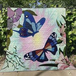 Butterfly Bt260603 Quilt Blanket and Home Decor