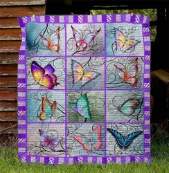 Butterfly Cg110503 Quilt Blanket and Home Decor