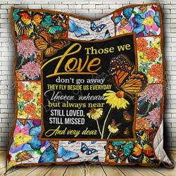 Butterfly Cl18100124Mdq Quilt Blanket and Home Decor