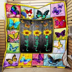 Butterfly Cl18100127Mdq Quilt Blanket and Home Decor