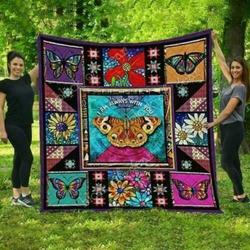 Butterfly Cla0710130Q Quilt Blanket and Home Decor