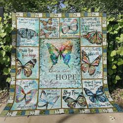 Butterfly D010710 Quilt Blanket and Home Decor