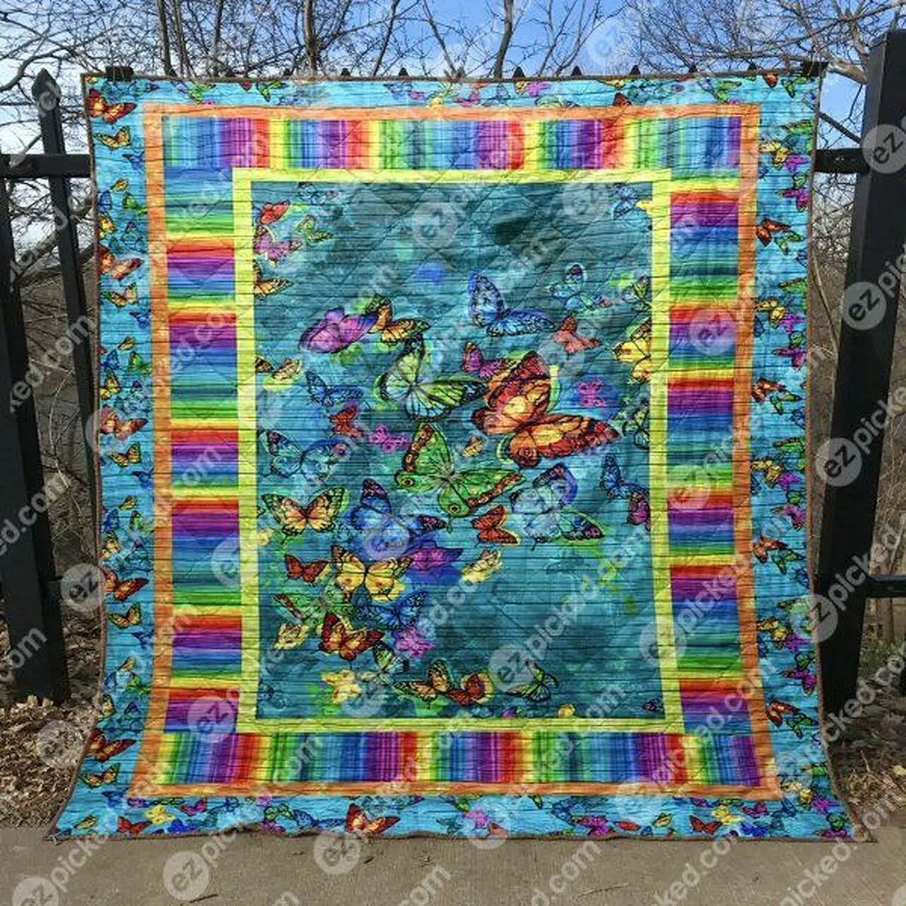 Butterfly Fly Away Quilt Blanket Yln7 Quilt and Home Decor