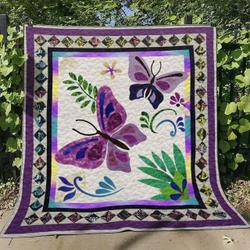 Butterfly Hn270606 Quilt Blanket and Home Decor