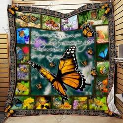 Butterfly Hur Quilt Cysipt and Home Decor