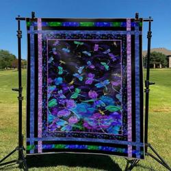 Butterfly Hur Quilt gr and Home Decor